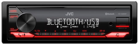 JVC KD-X280BT Single DIN Digital Media Receiver with Bluetooth