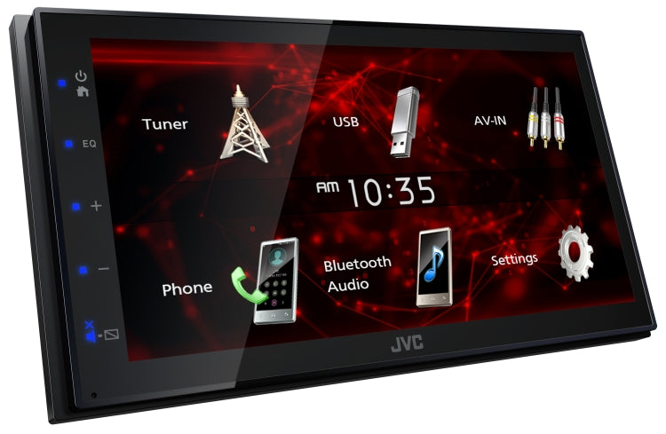 JVC KW-M180BT 6.8-Inch Digital Multimedia Receiver with Bluetooth & USB Mirroring