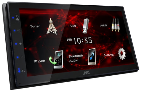 JVC KW-M180BT 6.8-Inch Digital Multimedia Receiver with Bluetooth & USB Mirroring