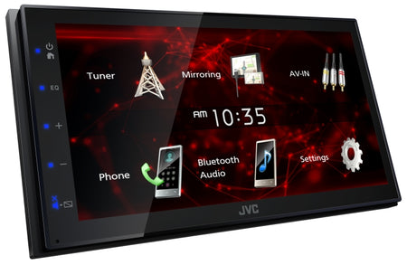JVC KW-M180BT 6.8-Inch Digital Multimedia Receiver with Bluetooth & USB Mirroring