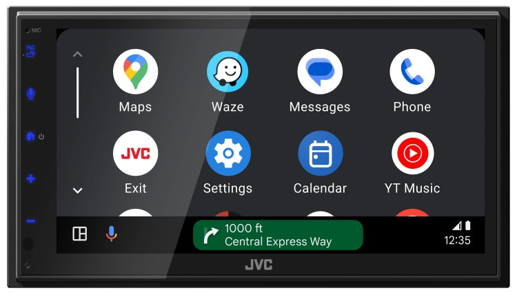 JVC KW-M590BT 6.8-Inch Digital Multimedia Receiver with Apple CarPlay, Android Auto & USB Mirroring