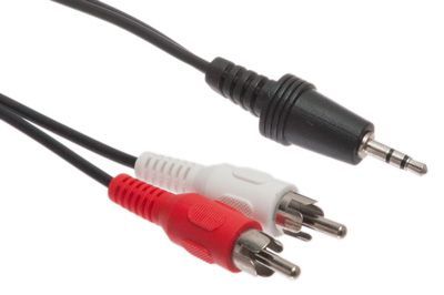 radioshack 1/8” Stereo Male To Dual RCA Male Audio Y-Cable 6' (1.82m)