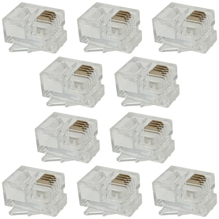 Radio Shack RJ-25 Modular Telephone Plugs – 10 Pack