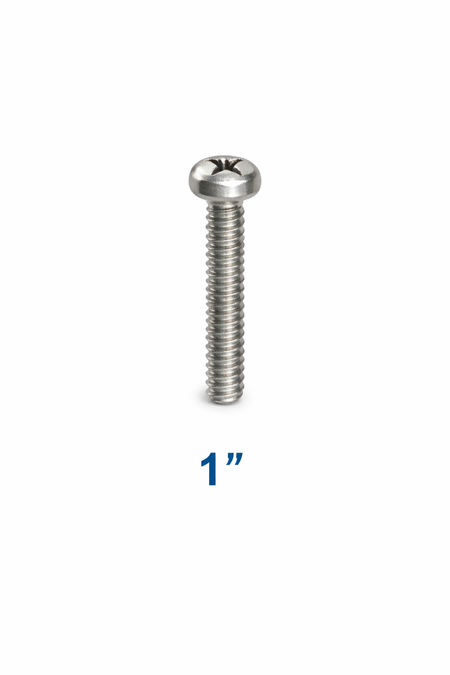 #6-32#8-32 Phillips Pan Head Machine Screws, 304 Stainless Steel – Electrical Wall Plate & Switch Mounting Screws