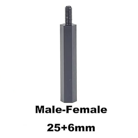 M2.5 Nylon Hex Standoffs Spacers Screws Nuts Flat washer