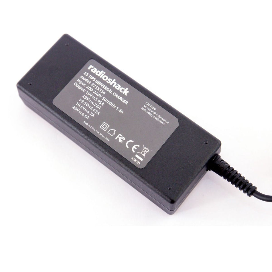 Radioshack 15 Tip Universal Charger 90 Watts
