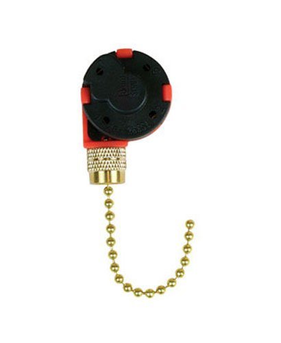 Jandorf Fan Switch With Pull Chain 3 Speed Brass Finish