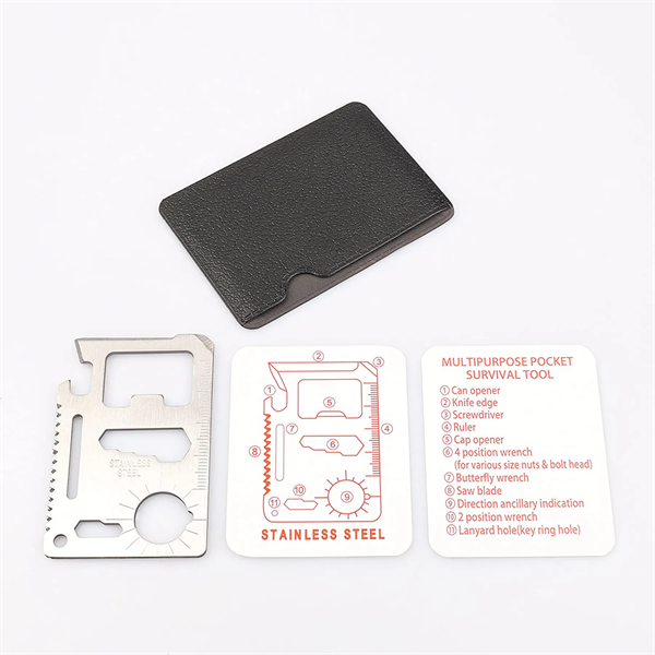 TekShack Survival Multi-Tool - Emergency Pocket Kit