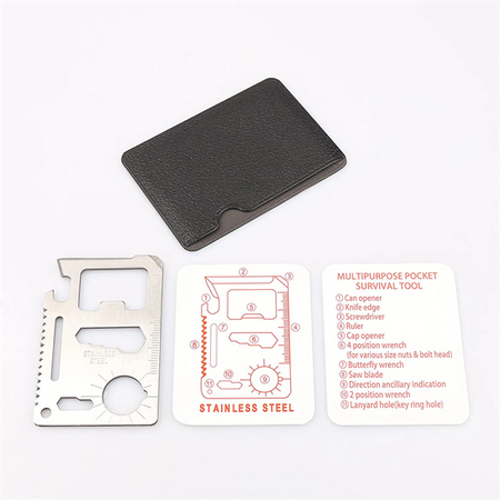 TekShack Survival Multi-Tool - Emergency Pocket Kit