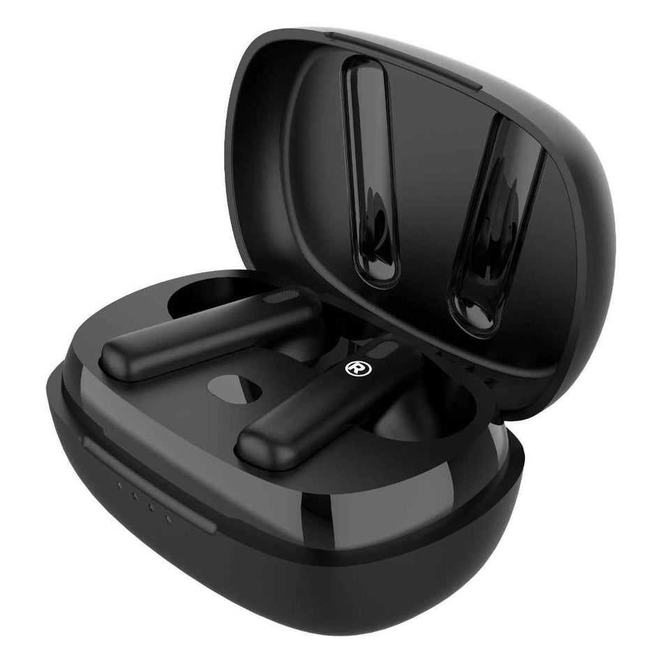 RadioShack Wireless Headphones with Active Noise Cancelling, 400mAh Battery, IPX5, Black