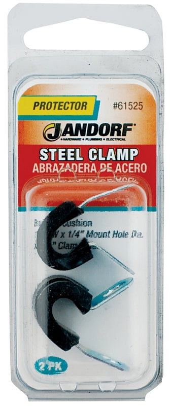 JANDORF CLAMP Steel Rubber Cushion 2 PK 61525