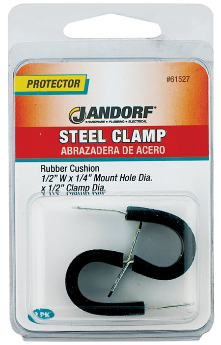 JANDORF CLAMP Steel Rubber Cush 2 PK 61527