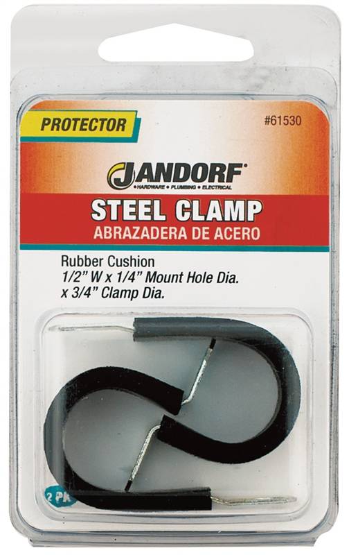 JANDORF CLAMP Steel Rubber Cush 2 PK 61530