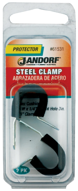 JANDORF CLAMP Steel Rubber Cushion 2 PK 61531