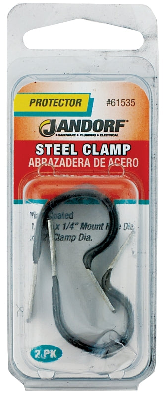 JANDORF CLAMP Steel Vinyl Coat 2 PK 61535