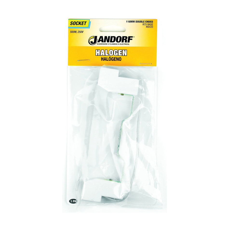 JANDORF Socket Halogen 118MM Double Ended R7S Base 60520