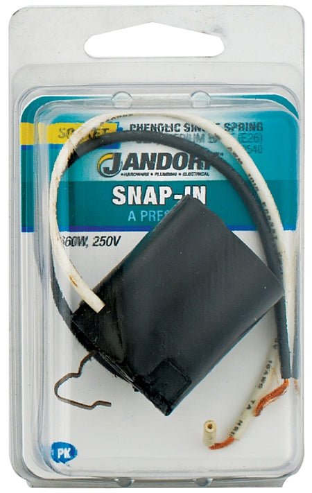 JANDORF Phenolic Socket Snap In Single Spring Med Base 60540