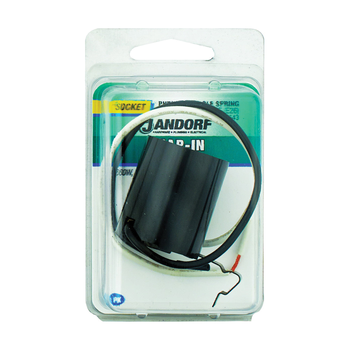 JANDORF Socket Snap In Phenolic Single Spring Clip Med Base 60543