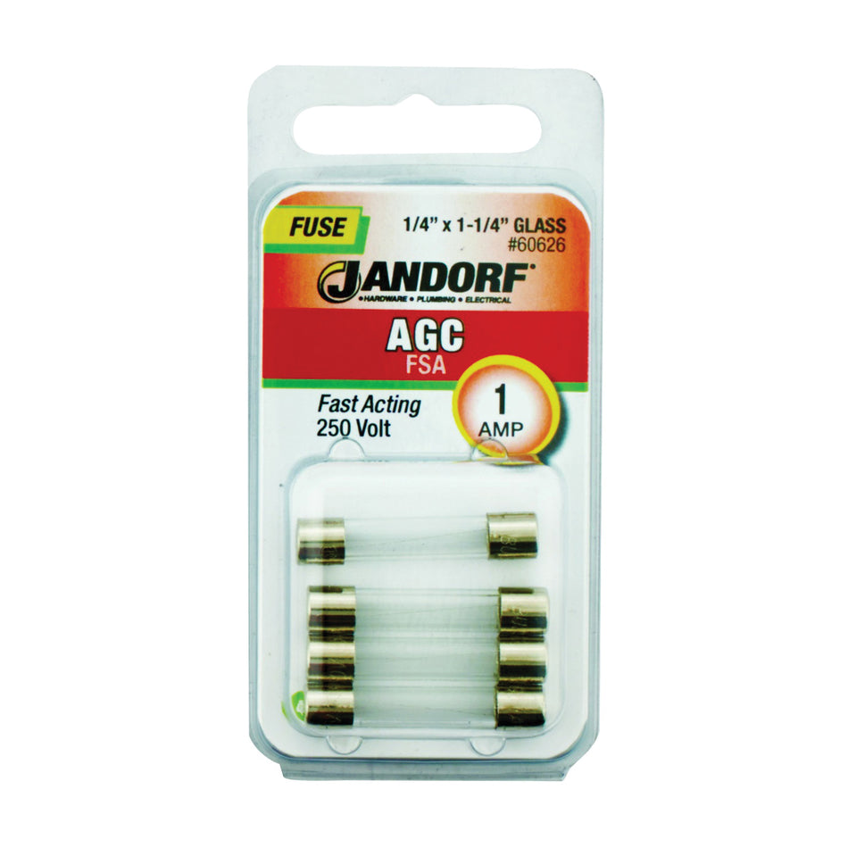 Jandorf Fast Acting 250 Volt 1 Amp Fuse #60626