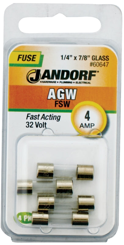 Jandorf Fast Acting 32 Volt 4 Amp Fuse #60647