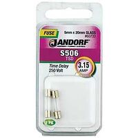 Jandorf Time Delay 250 Volt 3.15 Amp Fuse #60733