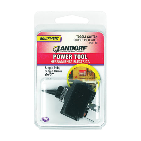 Jandorf part# 61148, power tool replacement switch- double insulated, single pole,single throw-on/off.