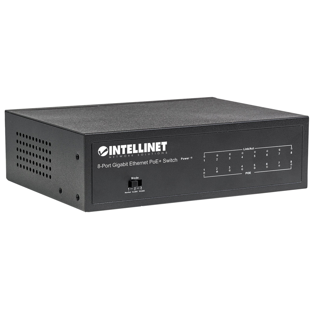 Intellinet® 60W 8-Port Gigabit Ethernet PoE+ Switch