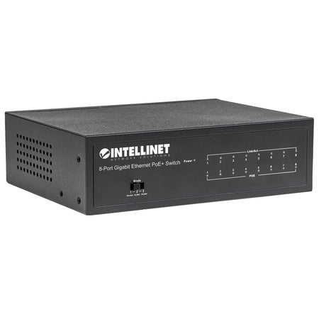 Intellinet® 60W 8-Port Gigabit Ethernet PoE+ Switch