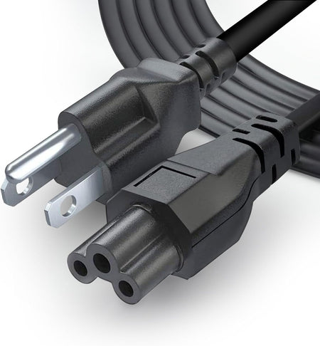 3 Prong AC Laptop Power Cord 5Ft Universal Power Cable | 125V