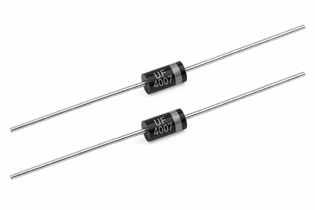 UF4007 Ultra-Fast Recovery Rectifier Diode – 1A 1000V DO-41 (2-Pack)