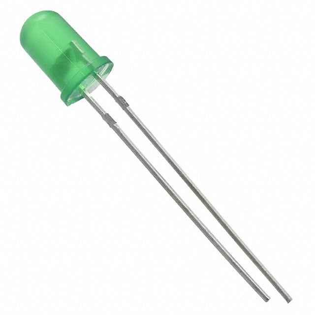 Green Led Diffused 3mm Green LED Diffused 4-Pack - Bright Electronic Components - TekShack
