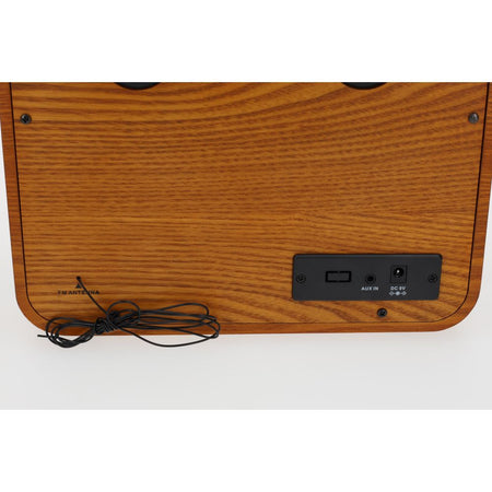 RadioShack Retro AM/FM Radio Vintage Wood Design