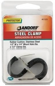 Jandorf Specialty Hardw Clamp St Steel Rubber Cu 61528