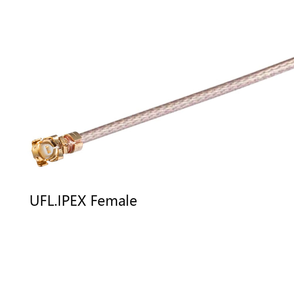 IPEX to N Type Female Coaxial Cable, 6" – 2-Pack