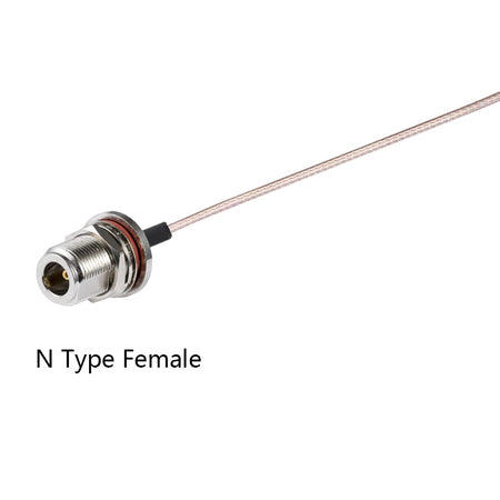 IPEX to N Type Female Coaxial Cable, 6" – 2-Pack