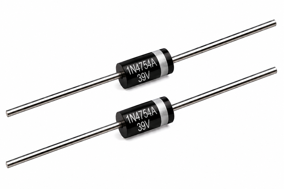 1N4754A Zener Diode – 39V 1W ±5% DO-41 (2-Pack)
