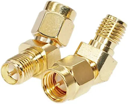 45° Degree Angle SMA Male to RP Female SMA Connector