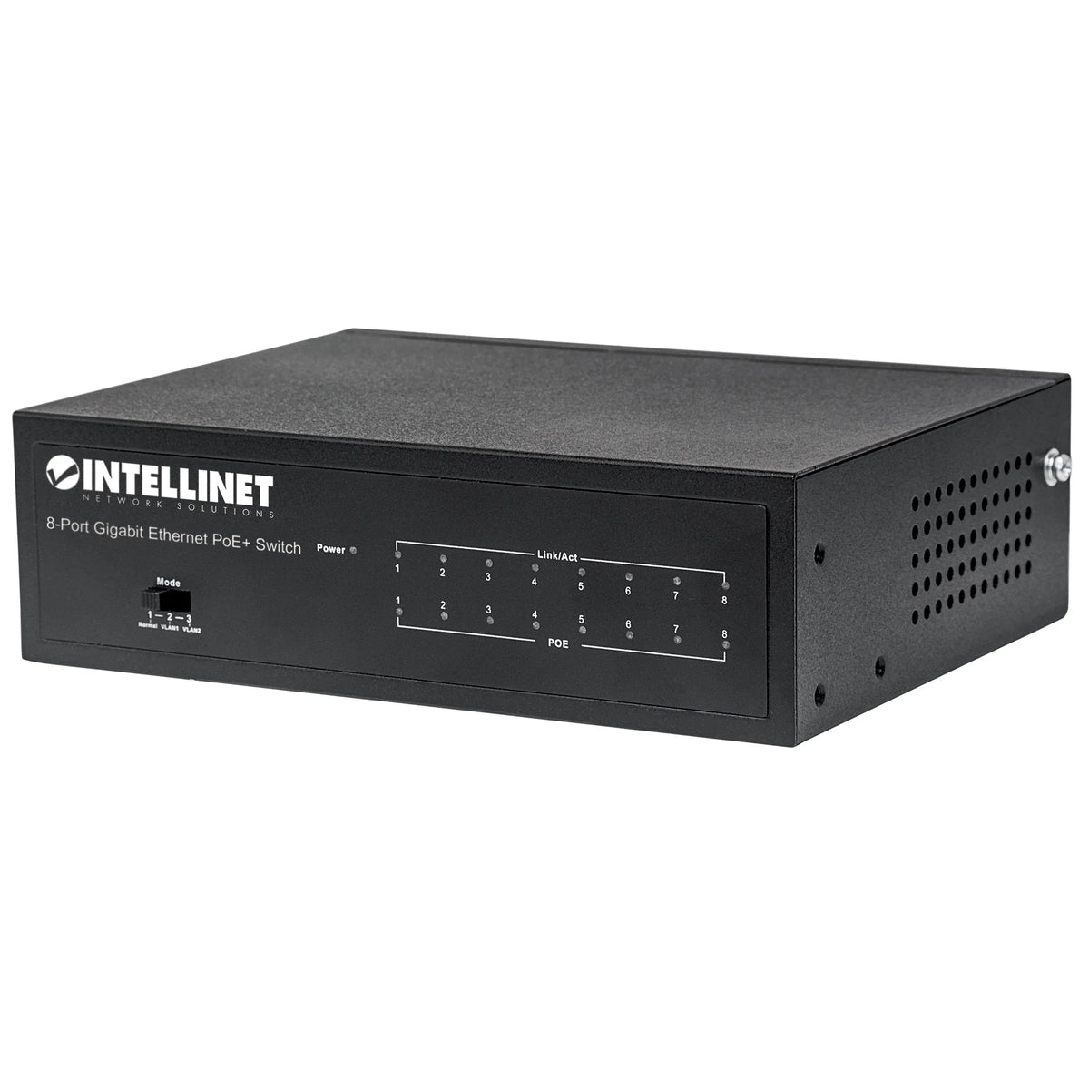 Intellinet® 60W 8-Port Gigabit Ethernet PoE+ Switch