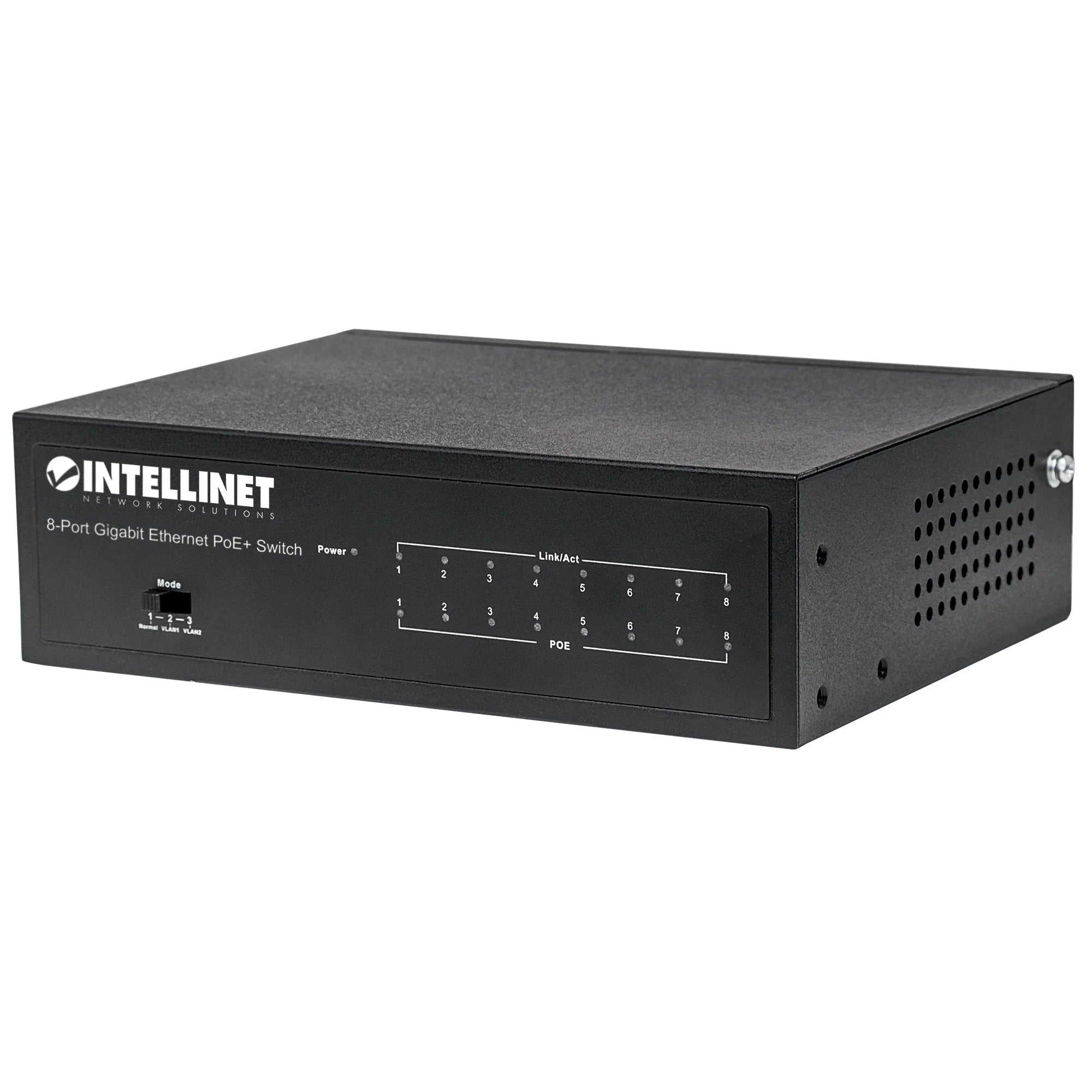 Intellinet® 60W 8-Port Gigabit Ethernet PoE+ Switch
