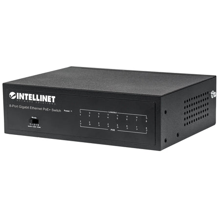 Intellinet® 60W 8-Port Gigabit Ethernet PoE+ Switch