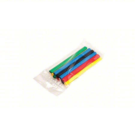 Jandorff part#61770,1/4"-1/8" heat shrink tube,assorted colors, pack of 5.