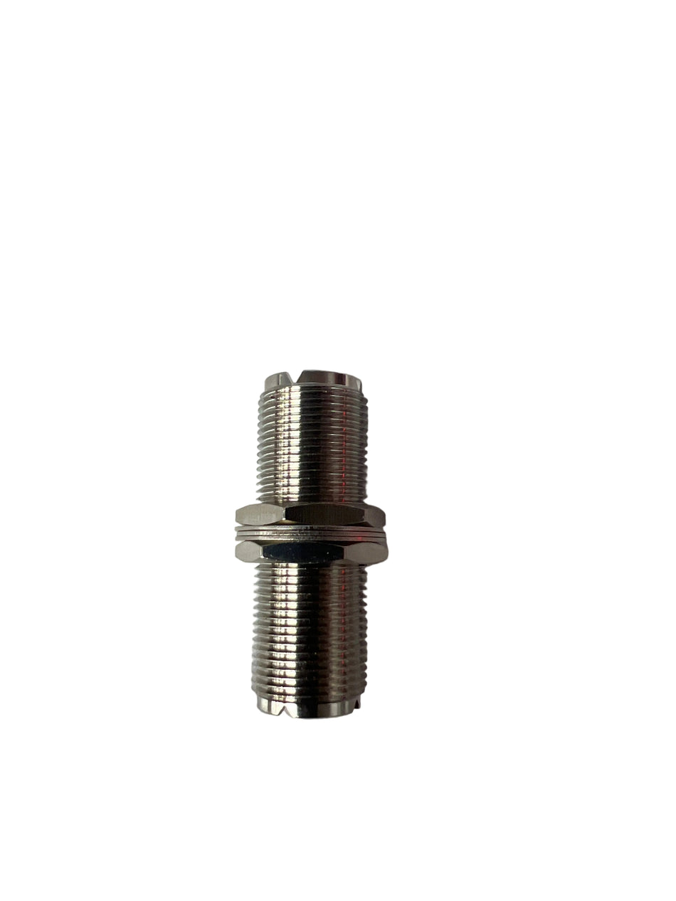 SO-239 UHF Female Coax Connector to PL-259 Male Plug for Ham Mobile CB Radio