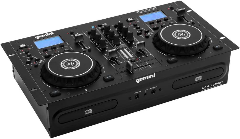 Gemini CD/USB Media Player with Bluetooth (Black) CDM-4000BT