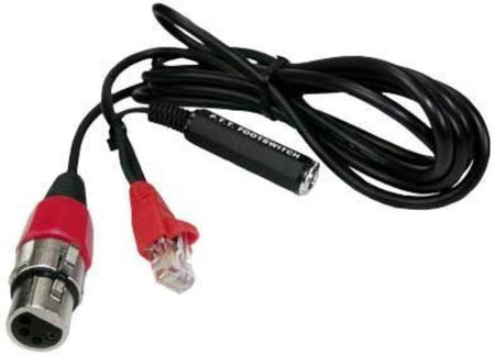 HEiL Sound CC-1-KM – Kenwood Modular to XLR 4-Pin Female Mic Cable w/ 1/4" PTT Jack, 8ft