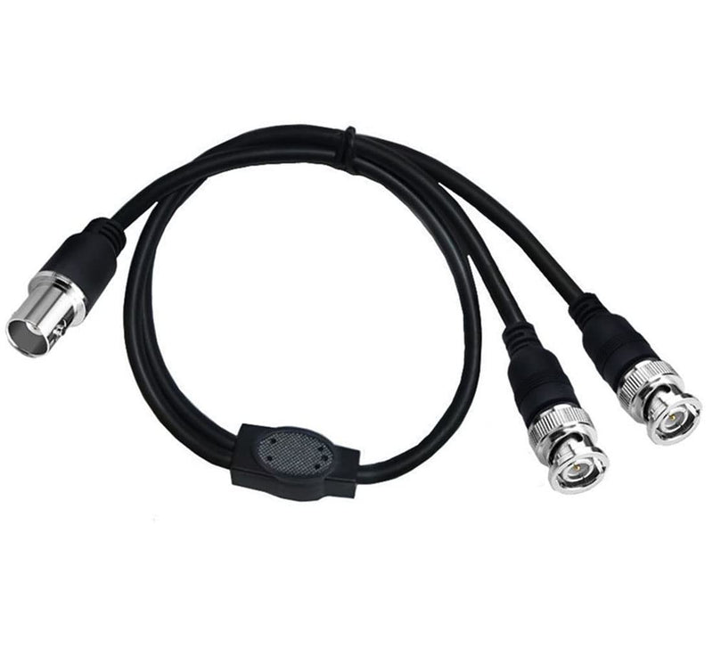 BNC Splitter Cable – BNC Female to Dual BNC Male 50cm