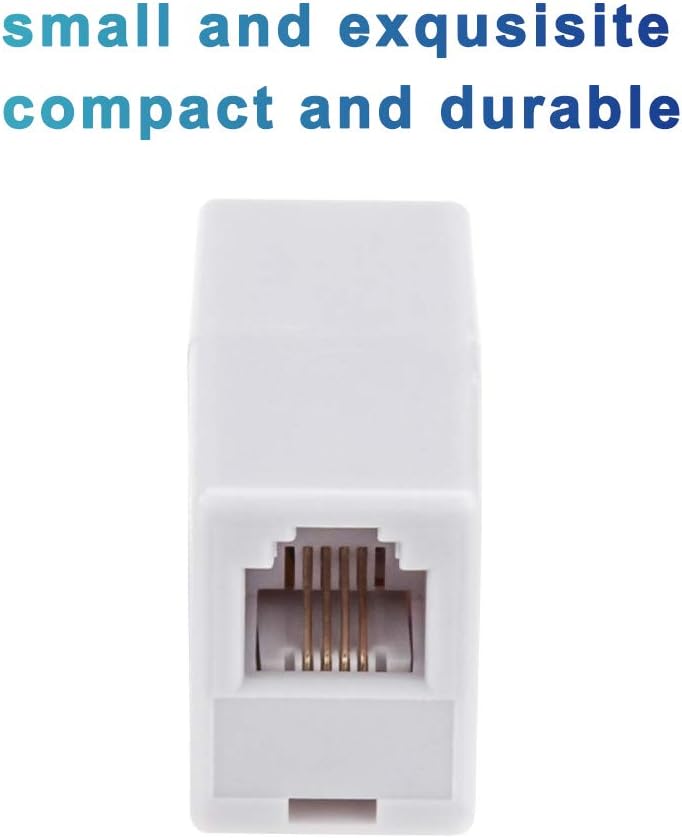 RJ11 Phone Line Coupler – 2 Pack