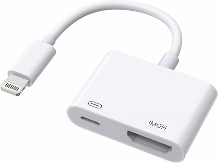 Apple MFi Lightning to HDMI Adapter – 1080P AV Cable for iPhone/iPad to TV/Monitor