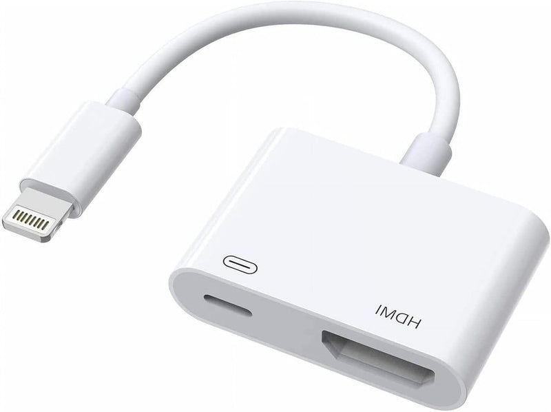 Apple MFi Lightning to HDMI Adapter – 1080P AV Cable for iPhone/iPad to TV/Monitor