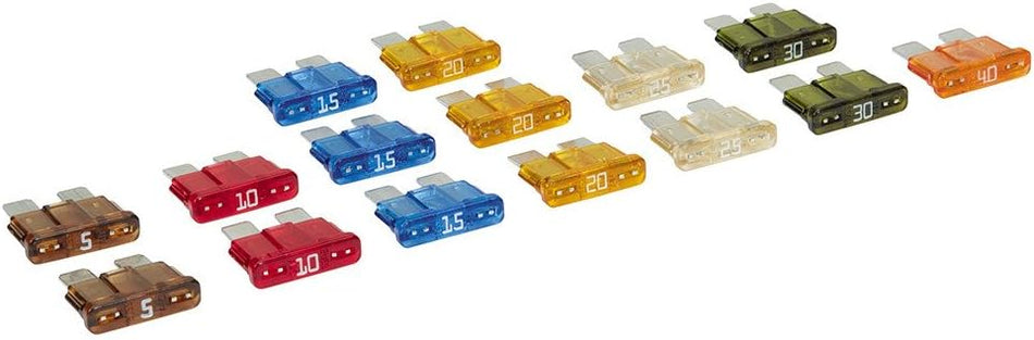 RadioShack Blade Automotive Fuse Kit (15-Pack)