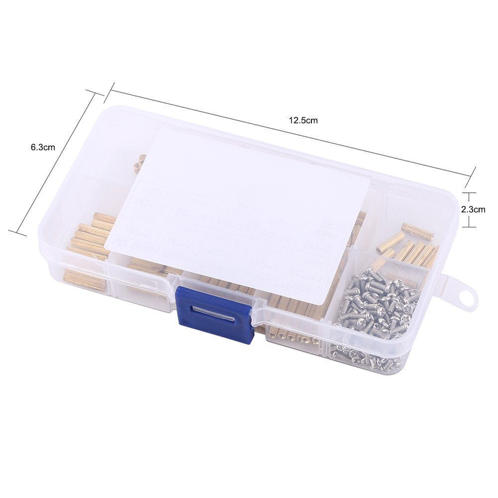 M2 Brass Standoff Kit 270pcs Motherboard Standoffs and Screws Assortment